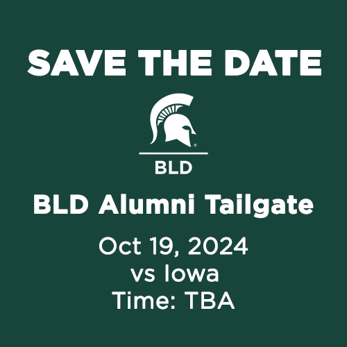green. square with white text with info about tailgate