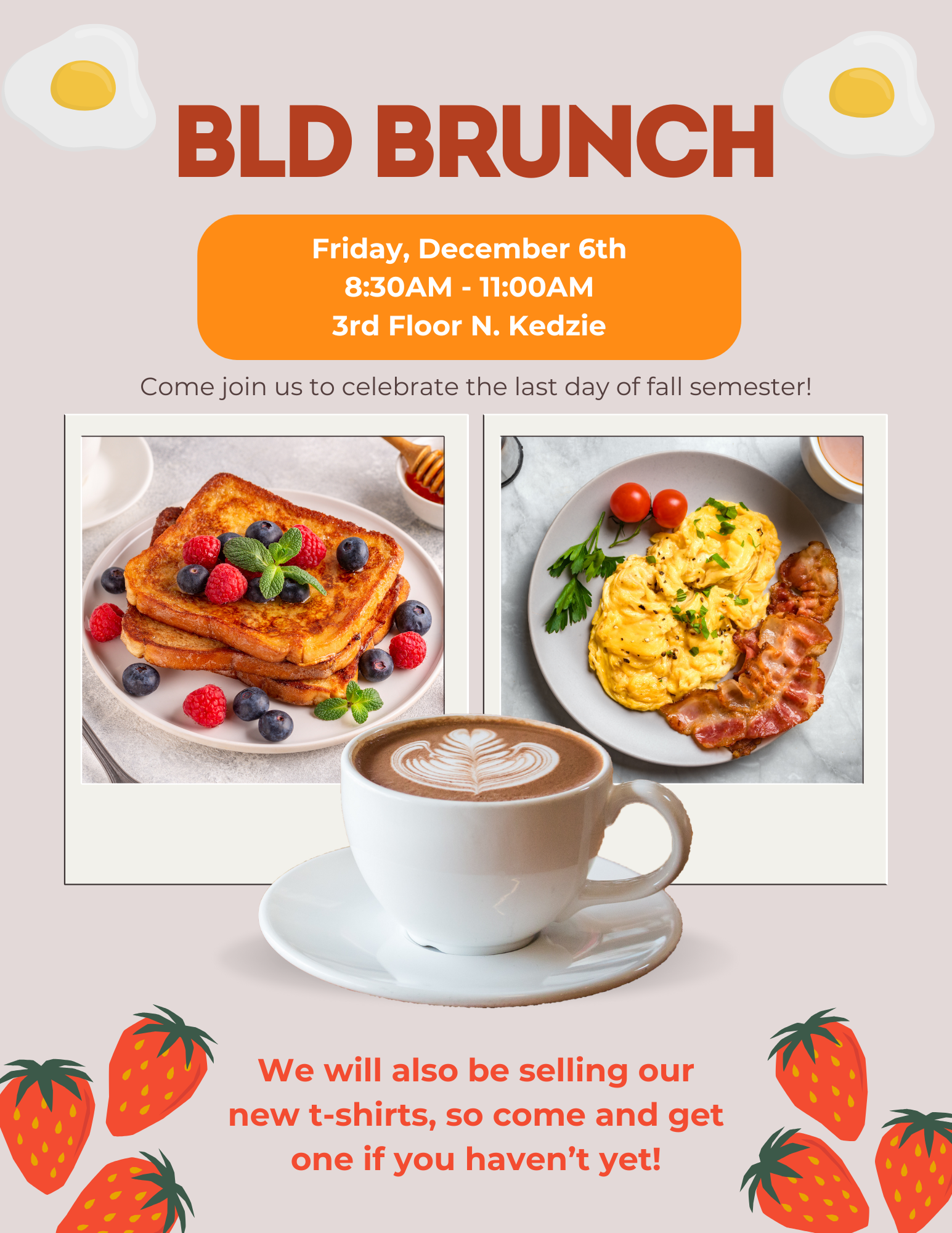 BLD Brunch flyer