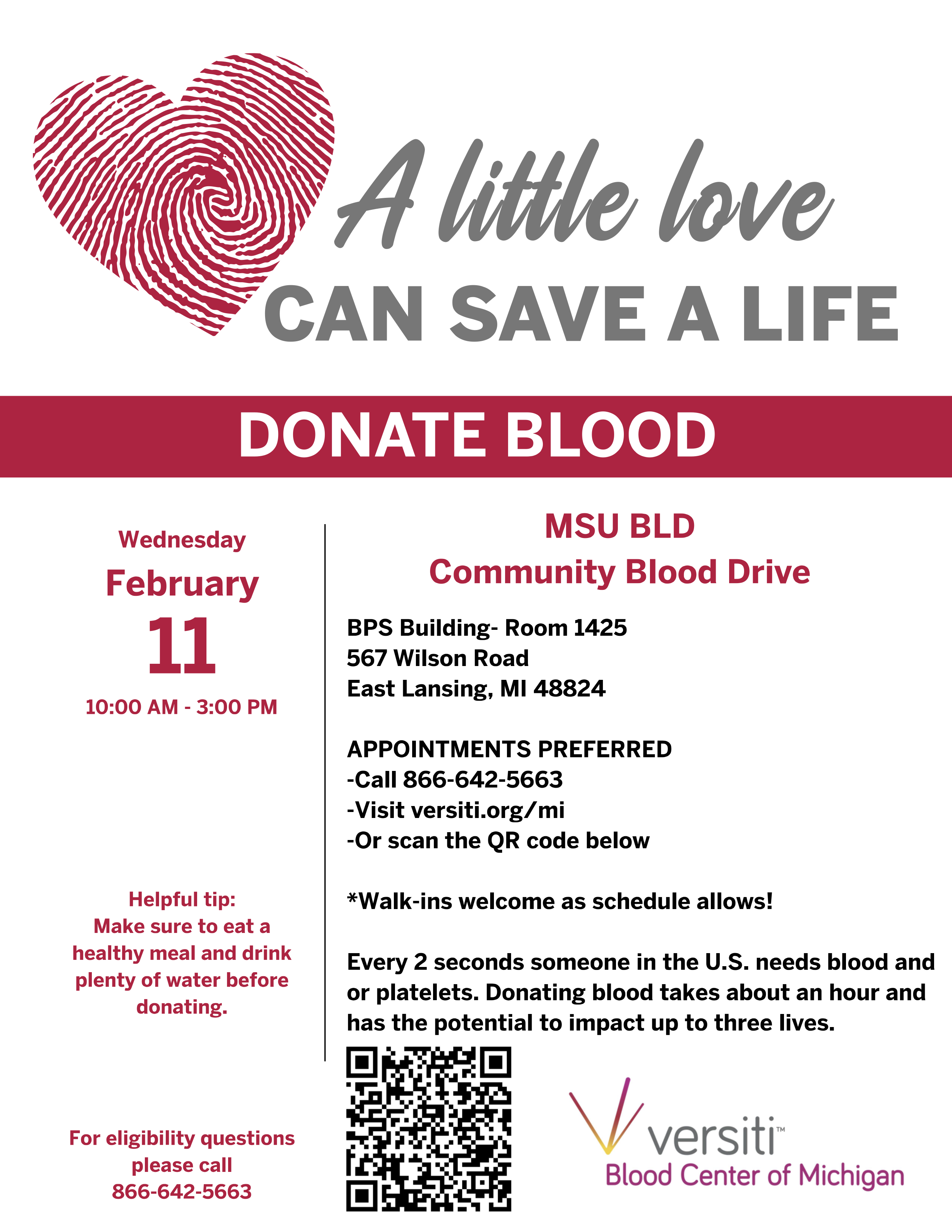 2026 BLDSA Spring Blood Drive