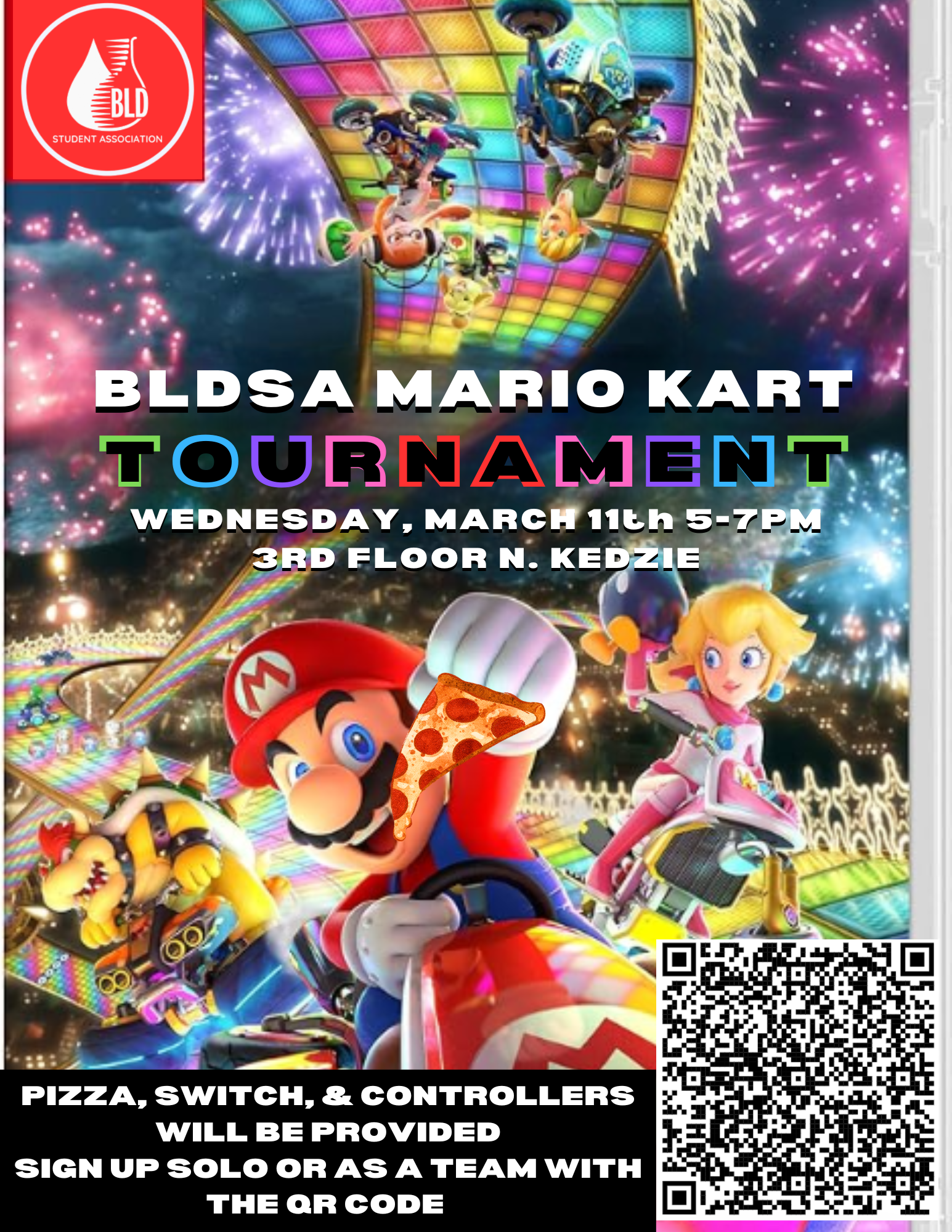 Mario Kart Tournament Flyer
