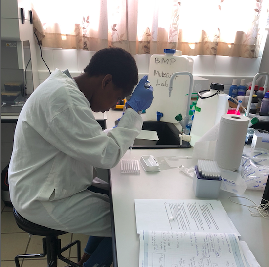 Racheal Nassimbwa researches Malaria in Malawi